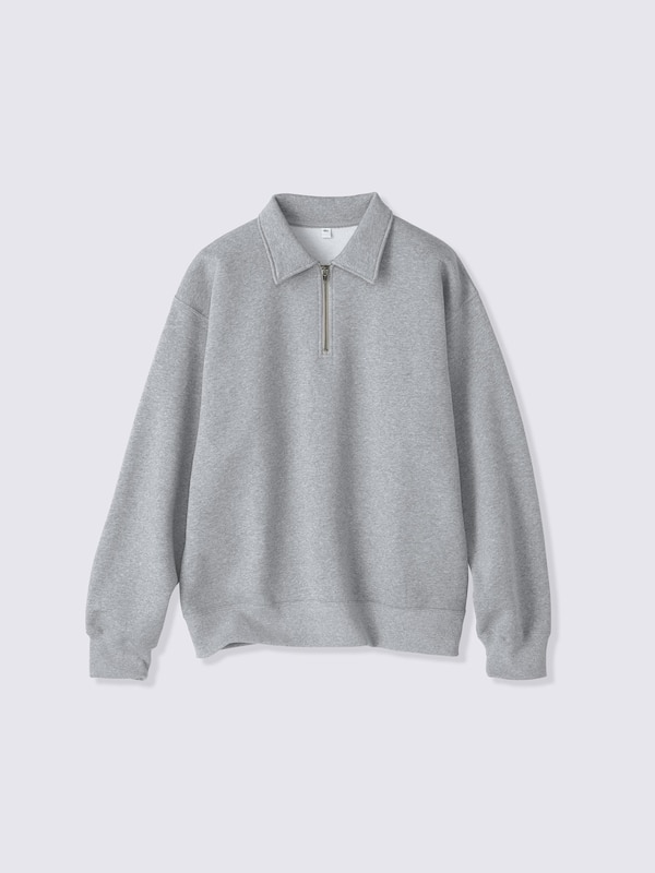 Heavy Weight Sweat Half-Zip Pullover | ST