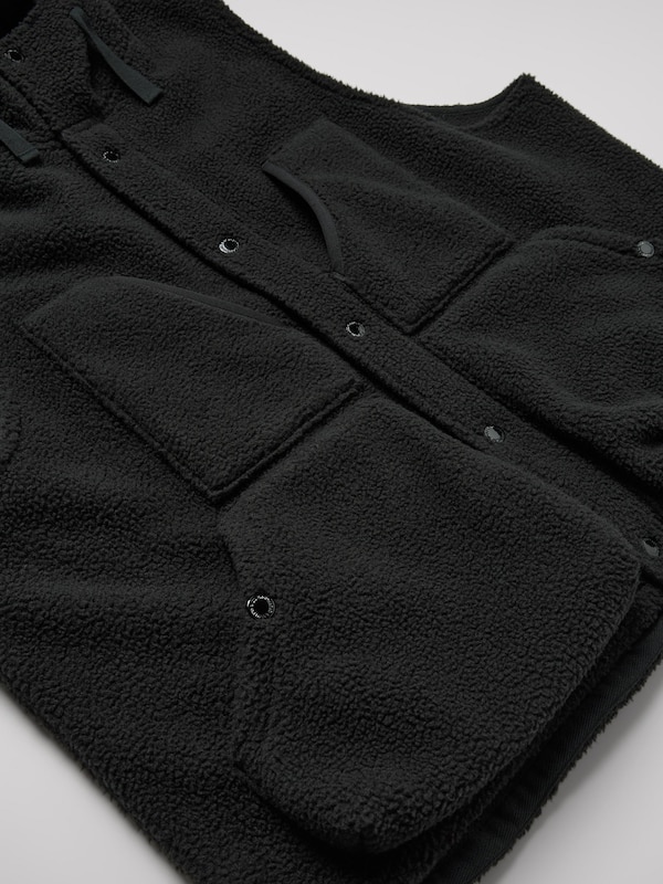 Fleece Hooded Oversized Vest | ENGINEERED GARMENTS