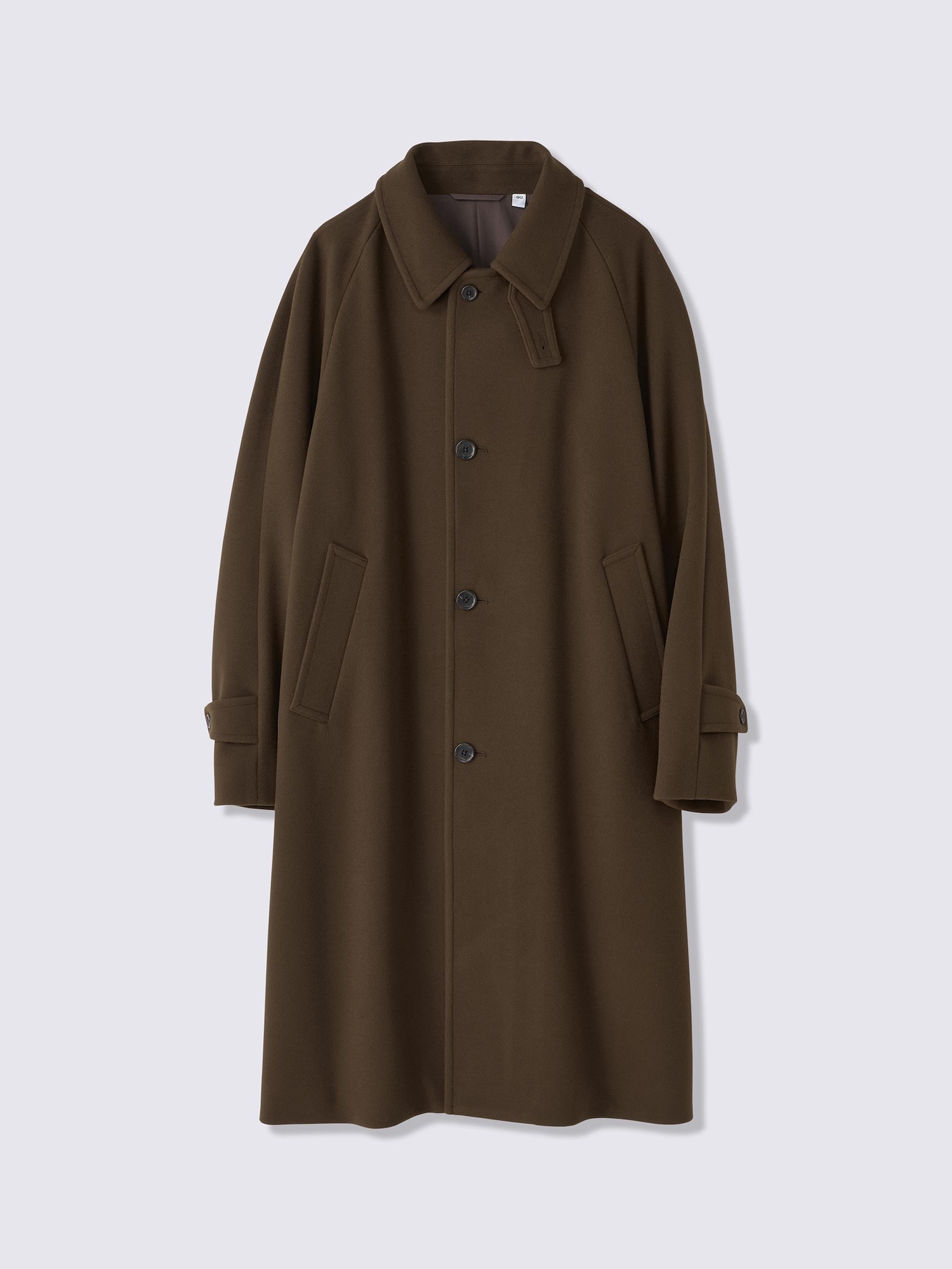 Men's COZY MELTON Balmacaan Coat | CL | GU US