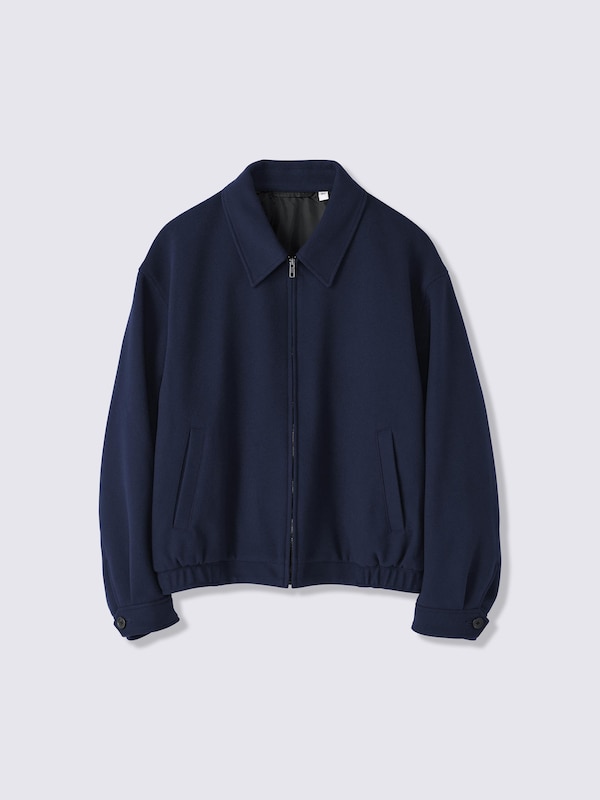 COZY MELTON Zip Jacket | MN