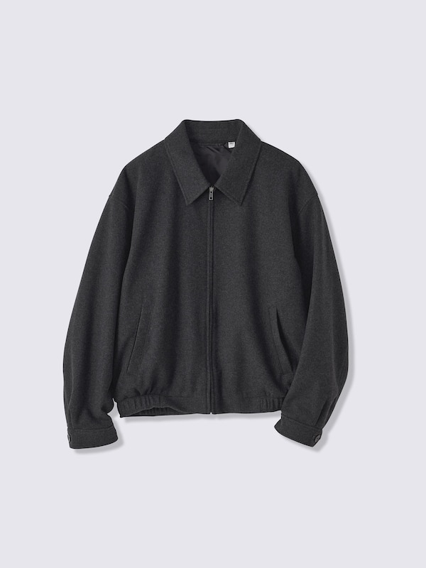 COZY MELTON Zip Jacket | MN
