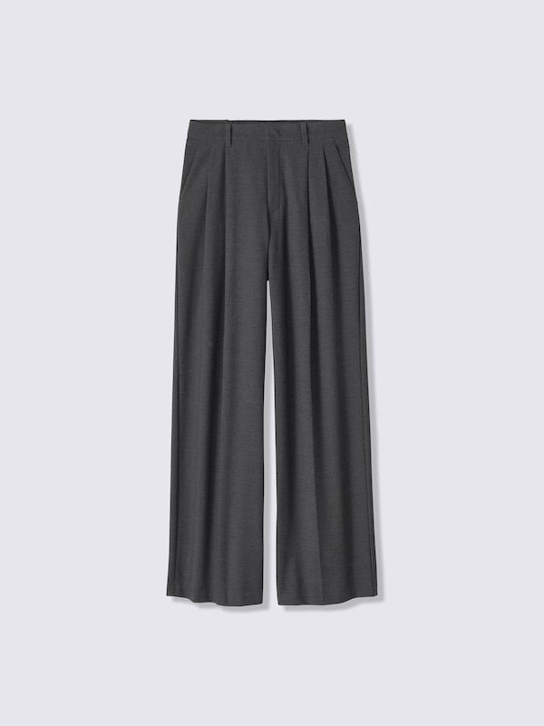 Pleated Wide Pants | Long | MN