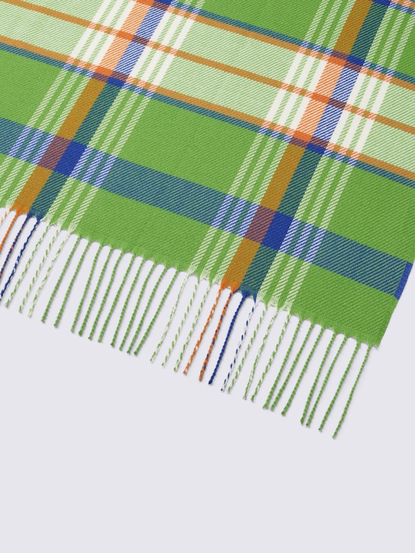 Warm Checked Scarf | PF