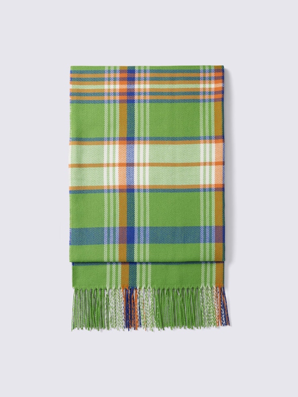 Warm Checked Scarf | PF