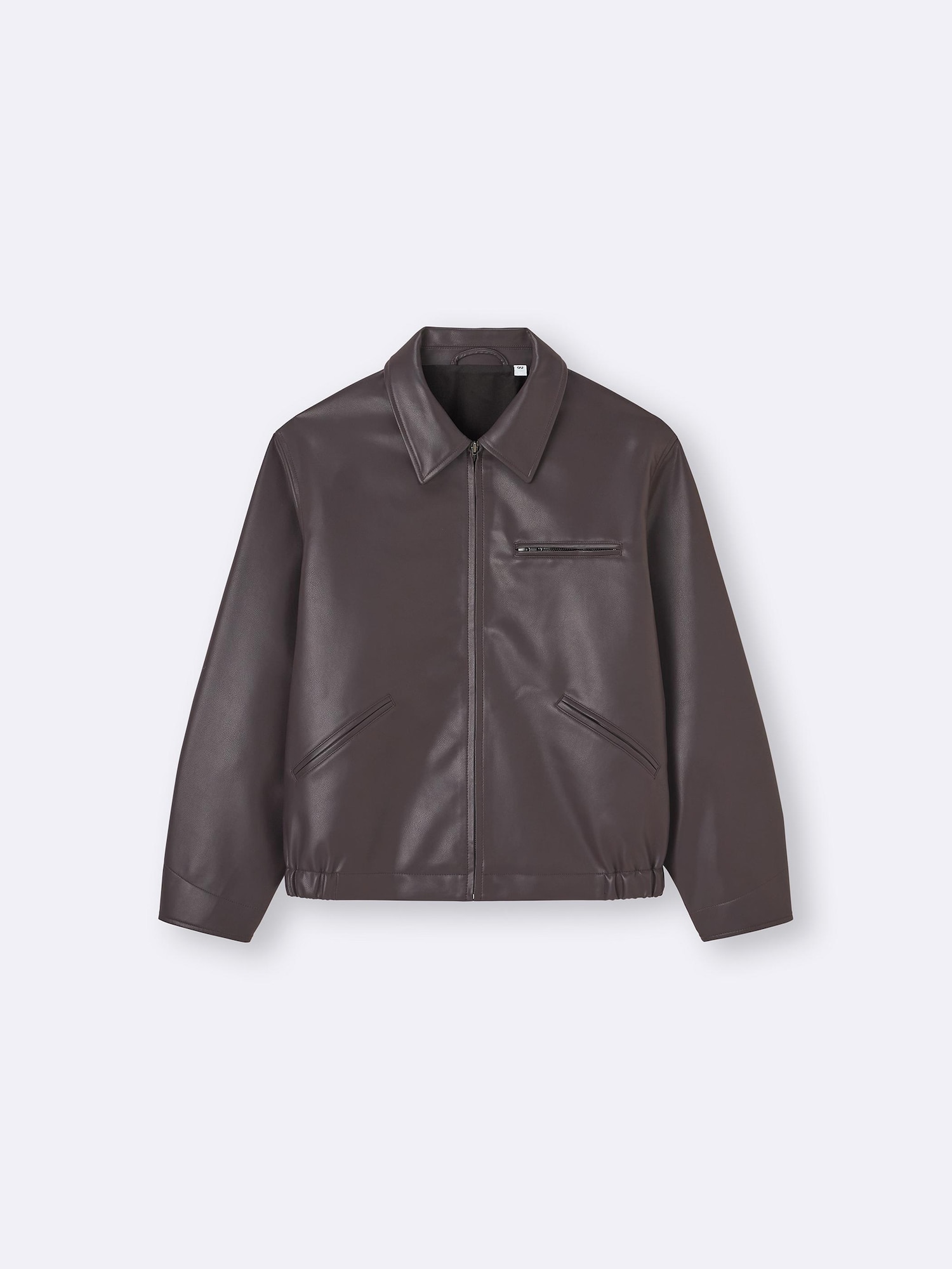 Men's Faux Leather Work Jacket | GU US