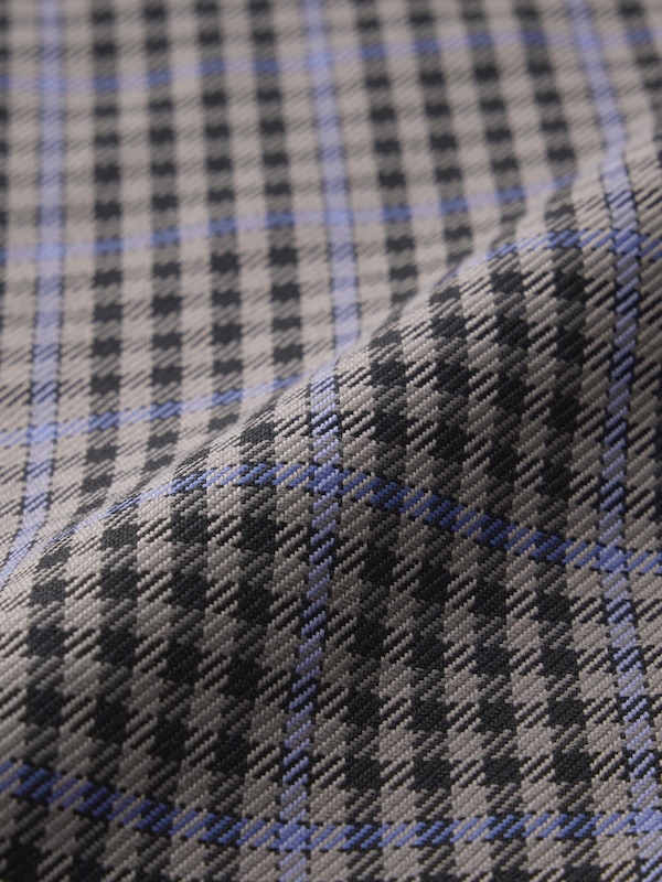 Twill Oversized Shirt | Checked | CL