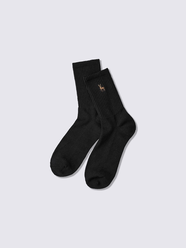 Warm High Ankle Socks | Embroidery | UL