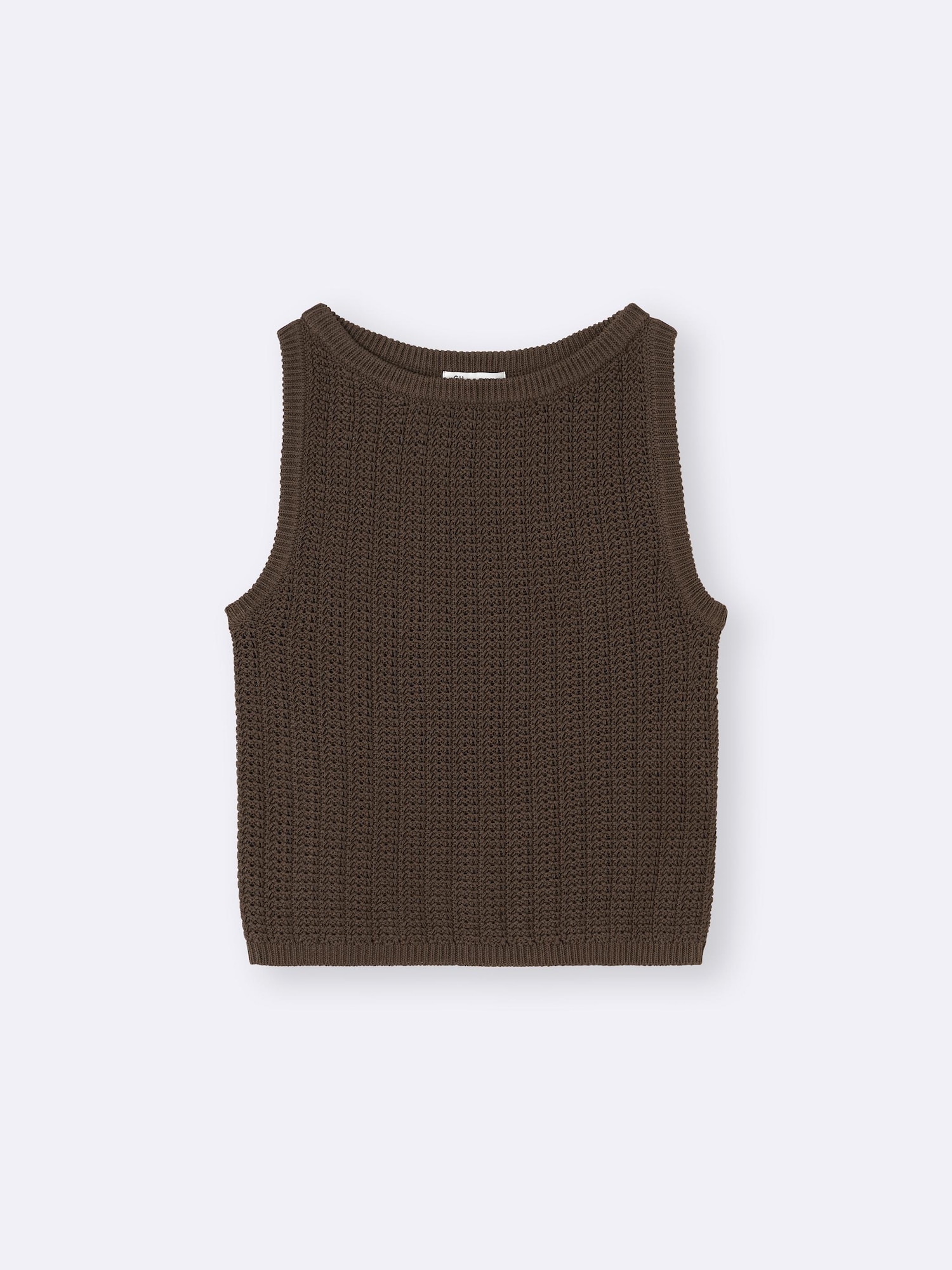 Women's Boat Neck Knitted Tank Top | GU US