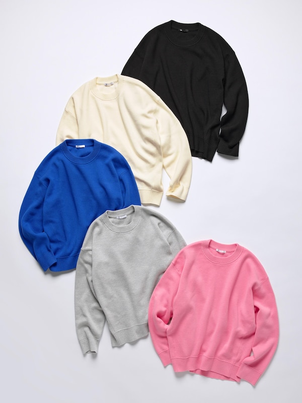 Sweat Look Knit Oversized Sweater | ST