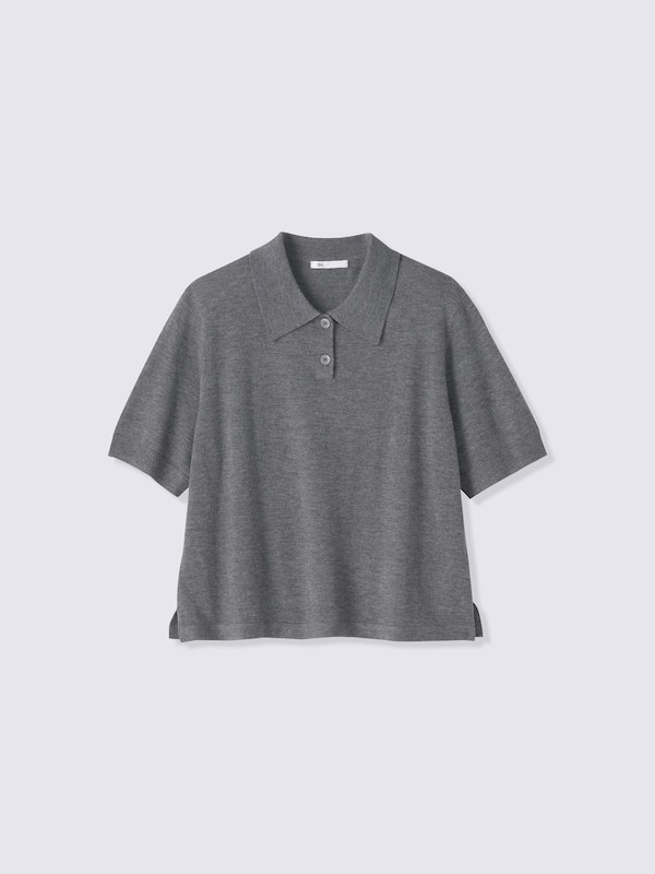 Fine Gauge Knit Polo Shirt | Short | MN