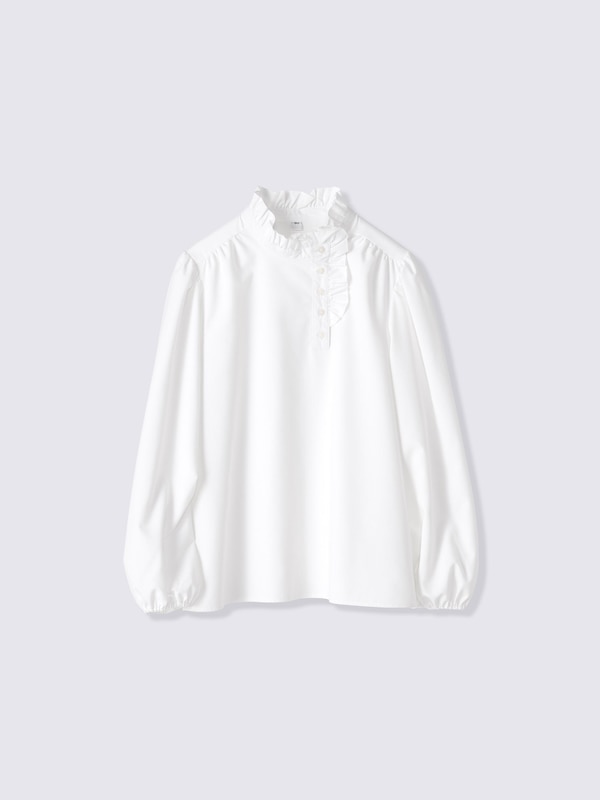 Frilled Neck Blouse | CL