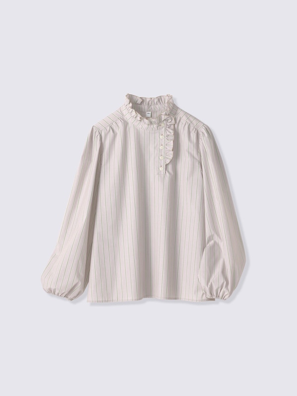 Frilled Neck Blouse | CL