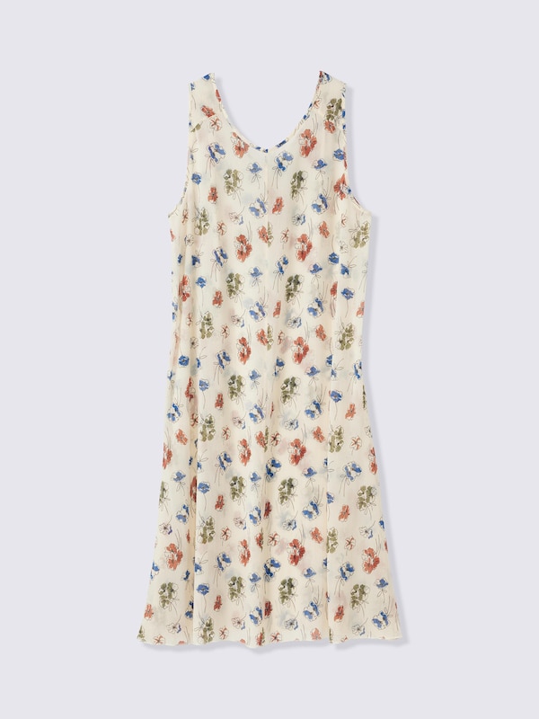 Sheer Dress | Flower | Sleeveless | PF