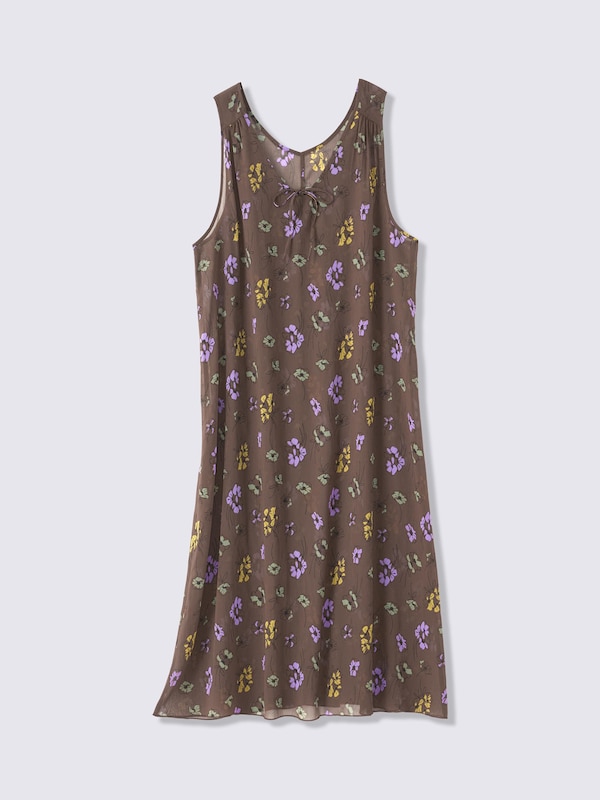 Sheer Dress | Flower | Sleeveless | PF