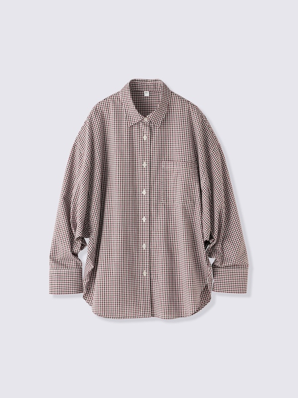 Dolman Sleeve Checked Shirt | CL