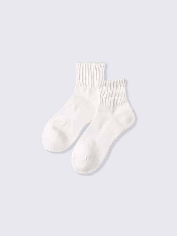 Warm Ribbed Pile Ankle Socks | CL