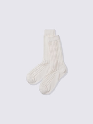 Crew Socks | Lacy Stitch | CZ