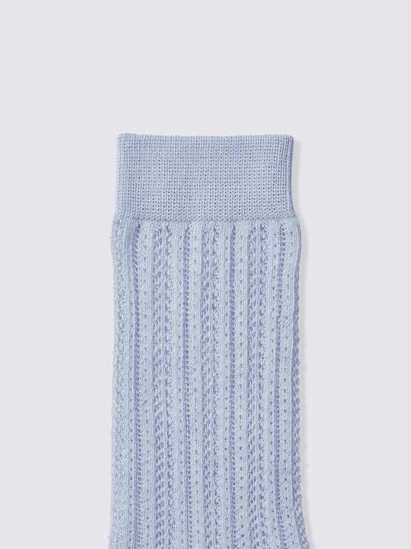 Crew Socks | Lacy Stitch | CZ
