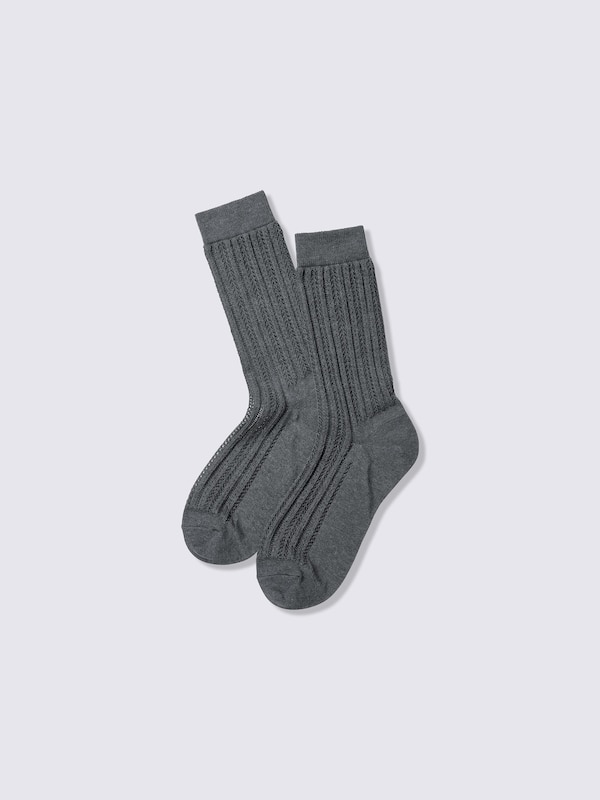 Crew Socks | Lacy Stitch | CZ