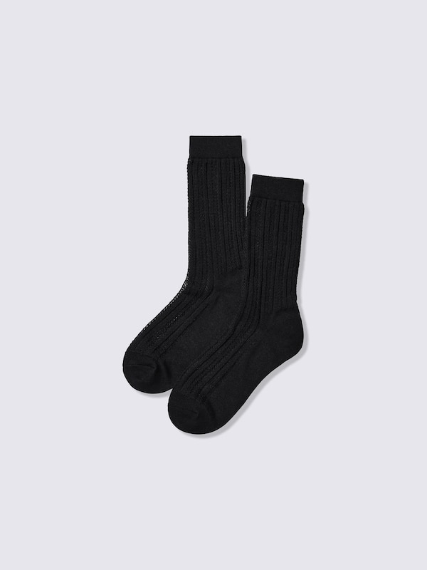 Crew Socks | Lacy Stitch | CZ