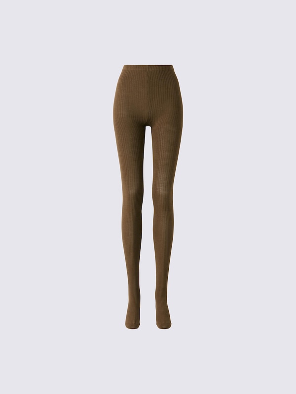 Warm Ribbed Tights | CL