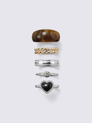 Heart &Color Ring 5-Pack | PF