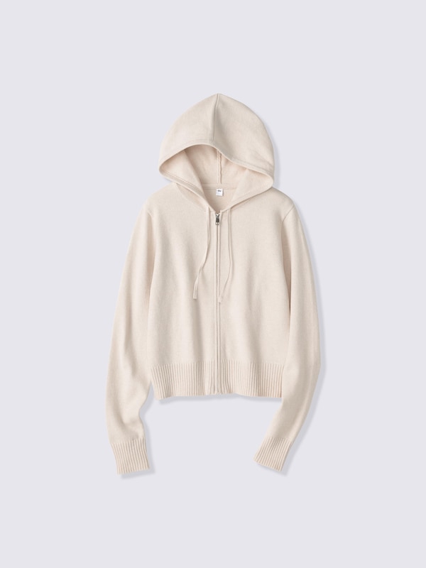 Knitted Full-zip Hoodie | CZ