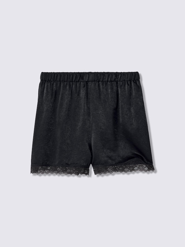 Satin Relaxed Short Pants