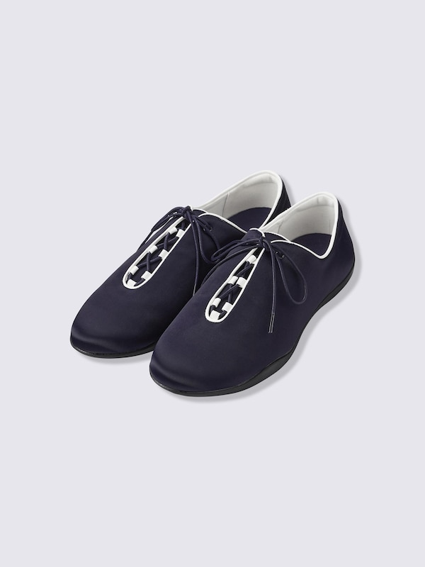 Satin Lace Up Sneakers | MN