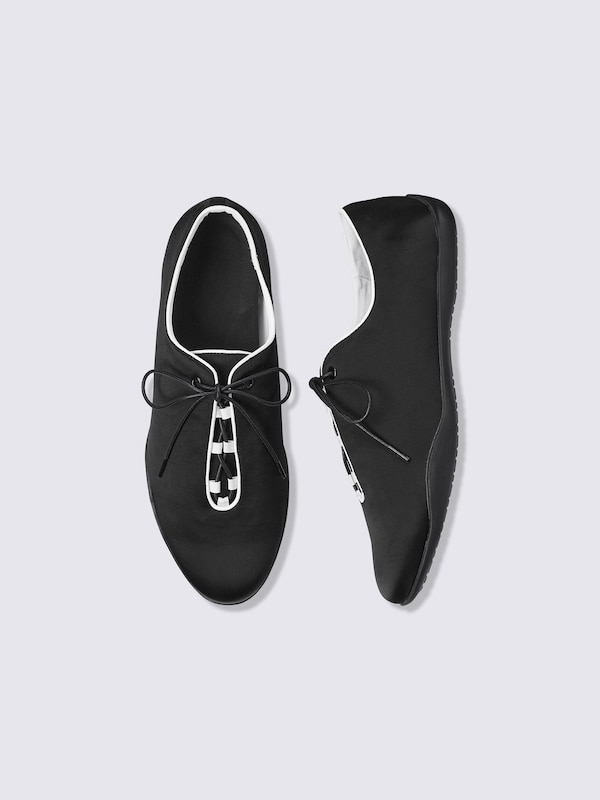 Satin Lace Up Sneakers | MN