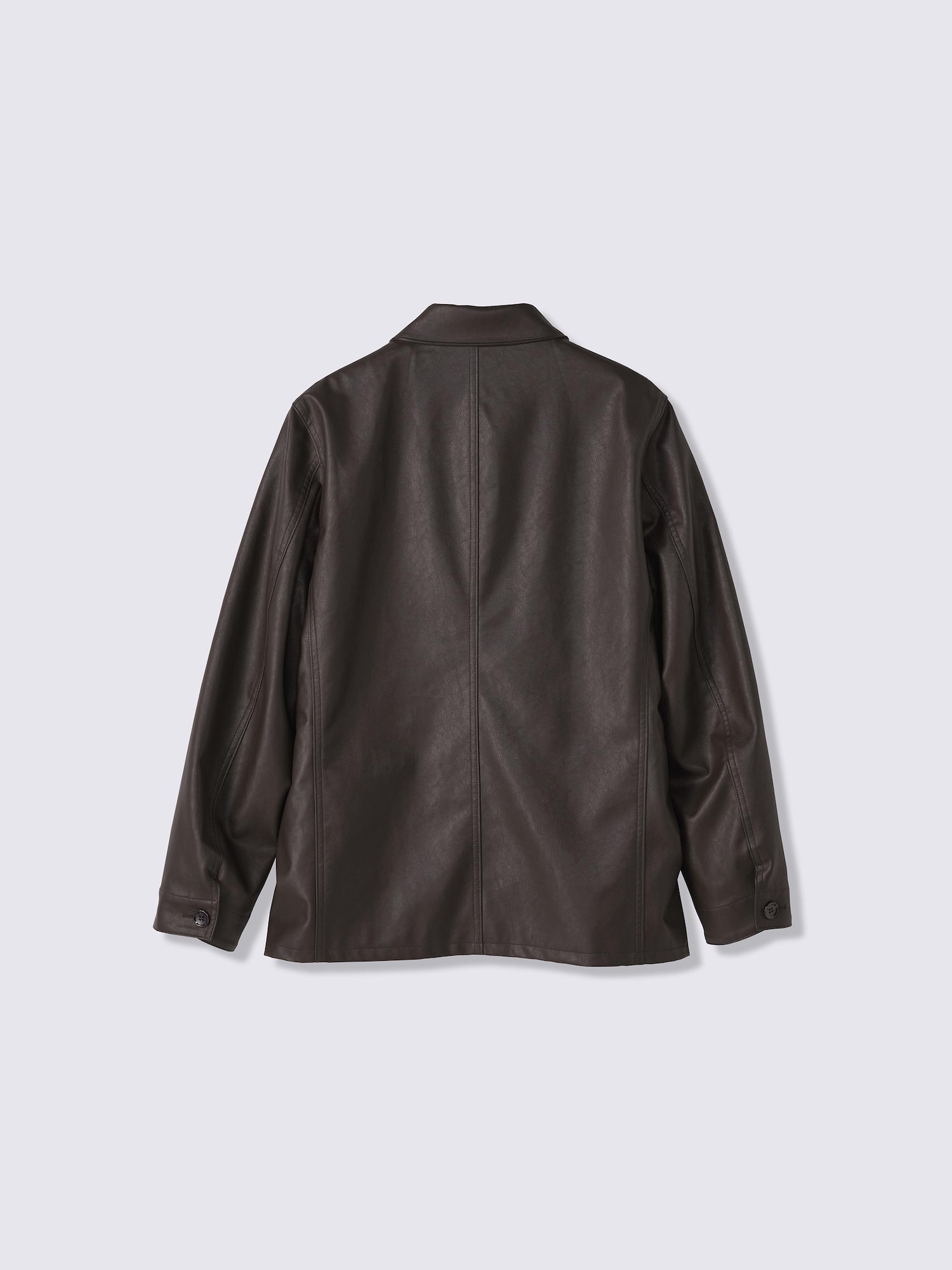 【lit】 Fake Leather Coveralls Jacket Unisex Faux Leather Coverall Jacket | MN | GU US