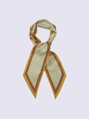 Checked Tie Scarf | PF