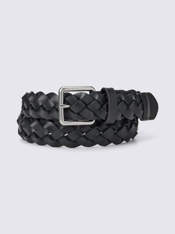 Leather Wide Mesh Belt | CL