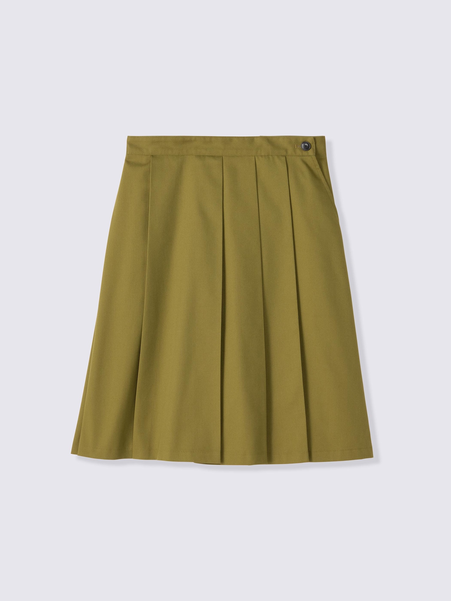 Women's Chino Pleated Midi Skirt | GU US