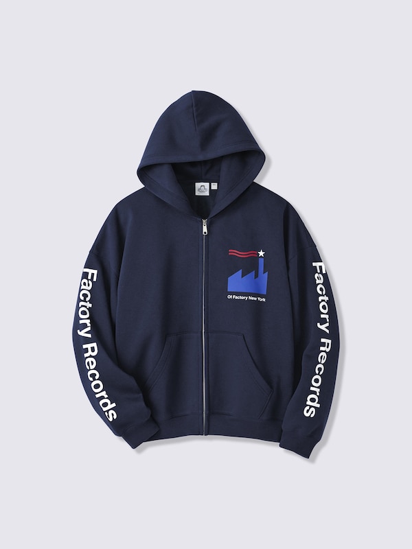Heavy Weight Sweat Full-Zip Hoodie | Factory Records | PF
