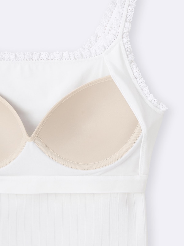 Bra-Feel Lace Frill Camisole