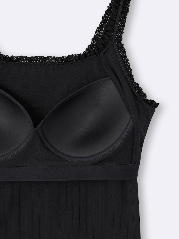 Bra-Feel Lace Frill Camisole