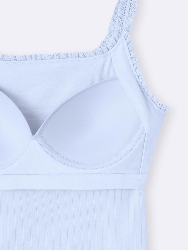 Bra-Feel Lace Frill Camisole