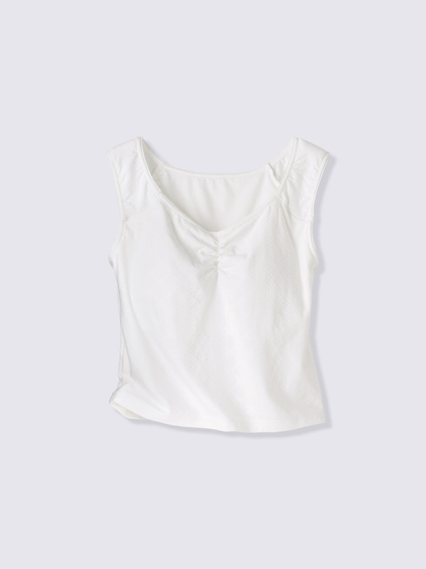 Bra-Feel Lacy Jacquard Tank Top