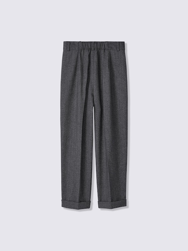 Pleated Tapered Pants | Tweedy | MN