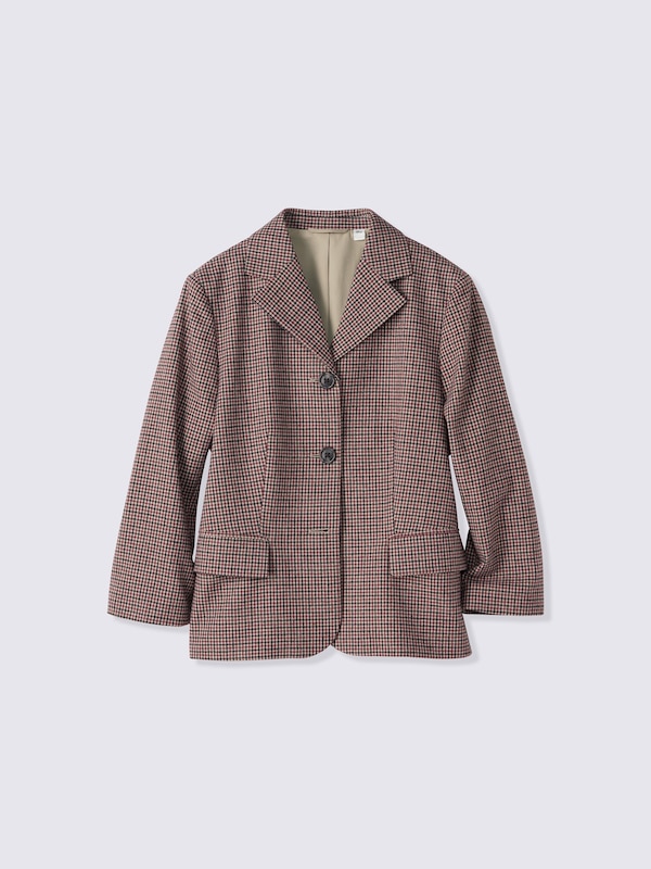 Baby Jacket Checked 7/8 Sleeve | CL