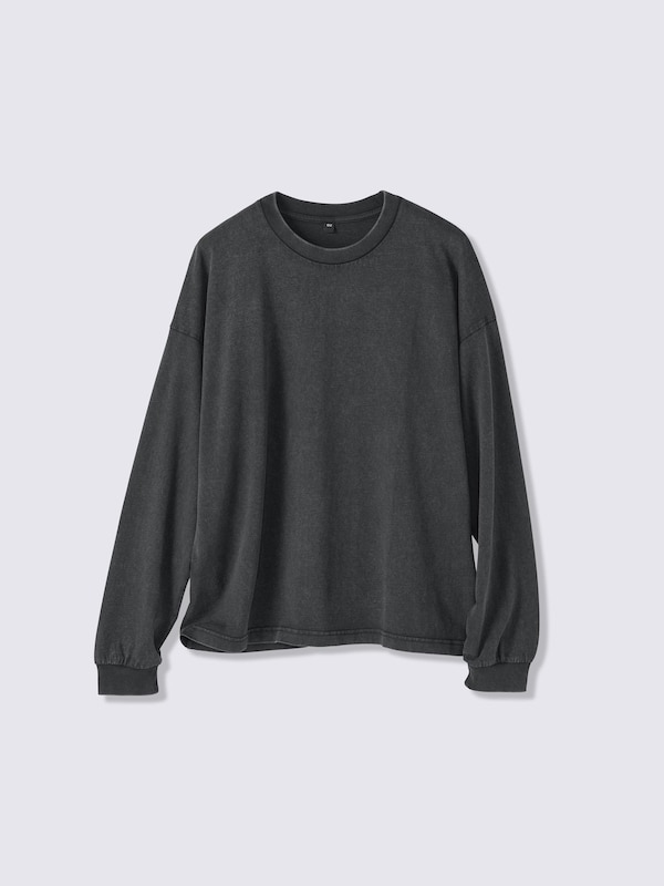 Washed Cotton Boxy T-Shirt | Long | UL