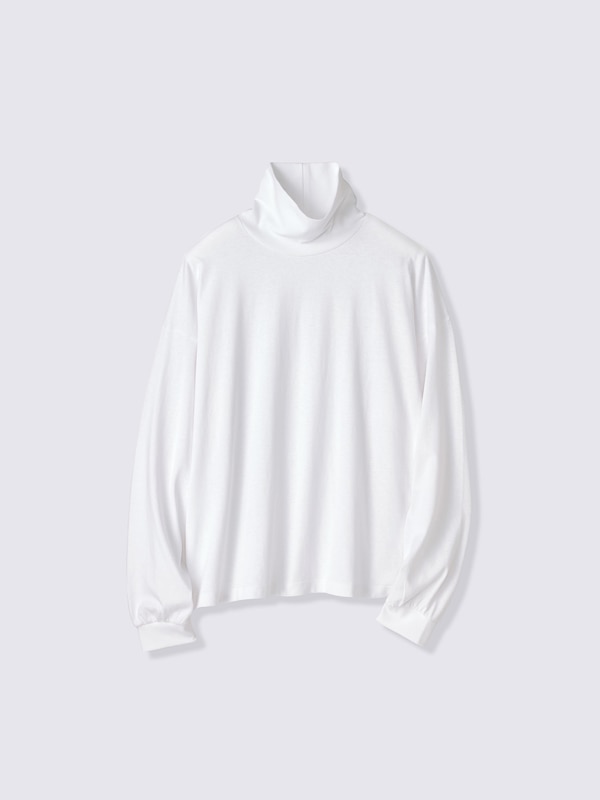 Cotton Boxy TurtlenecktT| Long | PF