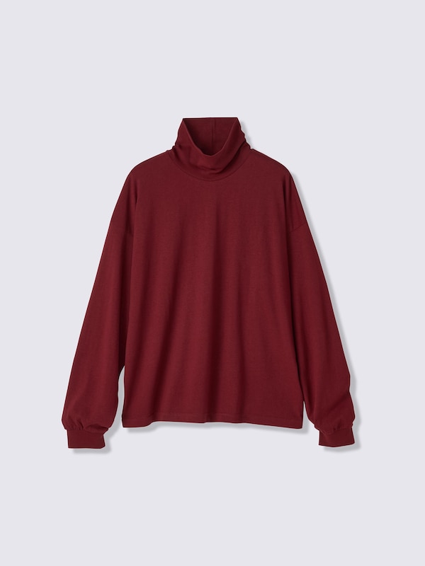 Cotton Boxy TurtlenecktT| Long | PF