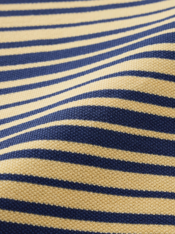 Dry Oversized Polo Shirt Halfslv | Stripe | ST