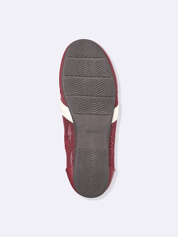 Mesh Gathered Ballet Sneakers