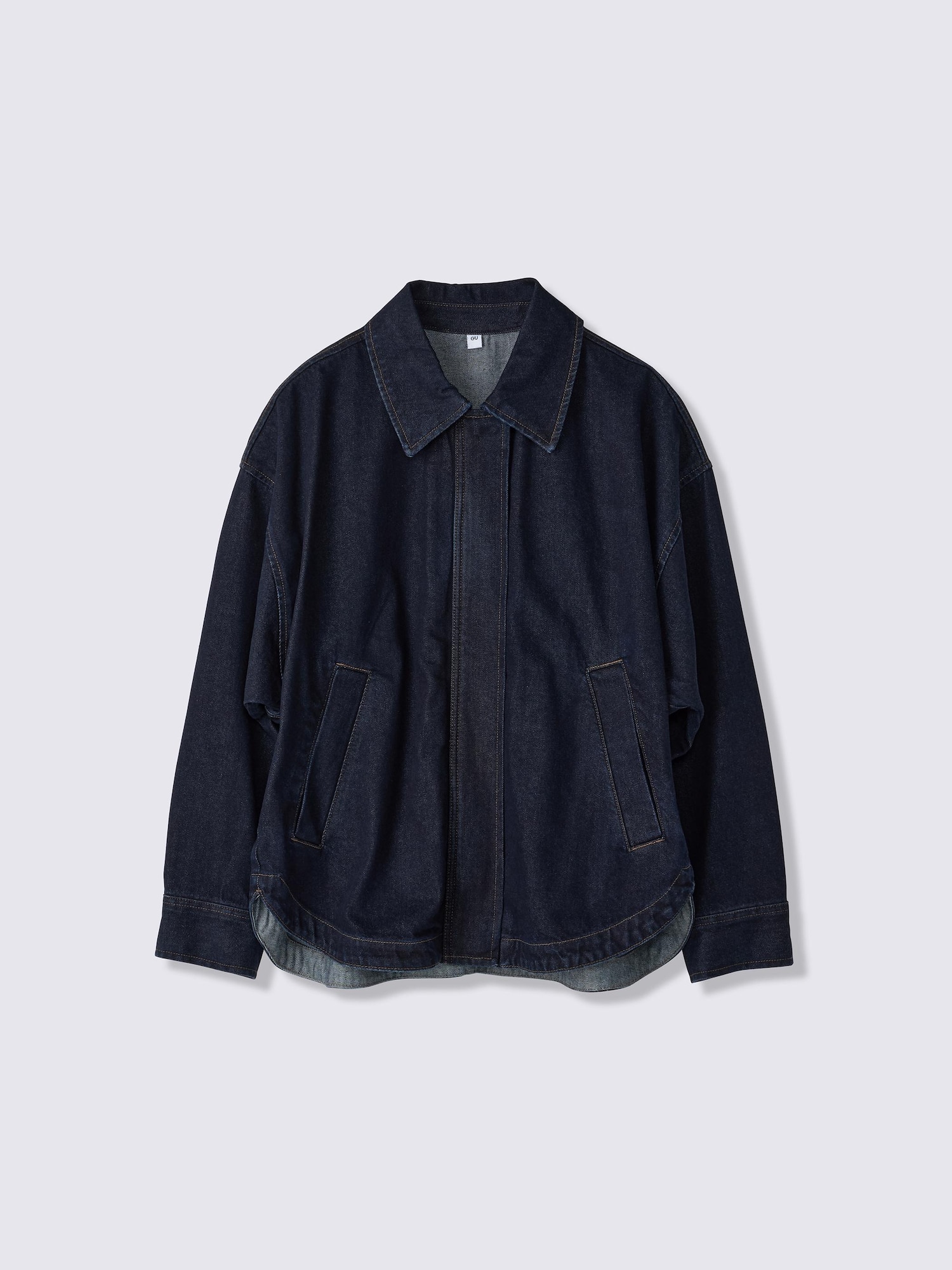 Unisex Dolman Sleeve Denim Jacket | GU US