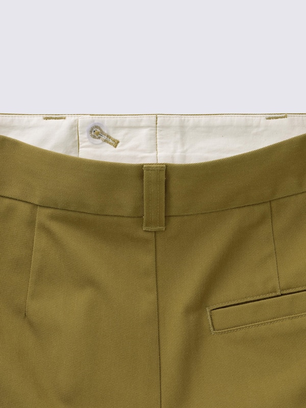 Chino Pleated Barrel Pant | Short | UL