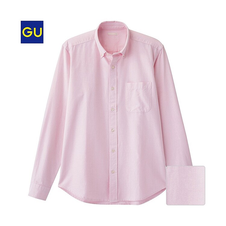 Gu公式 オックスフォードシャツ 長袖 ａ ファッション通販サイト