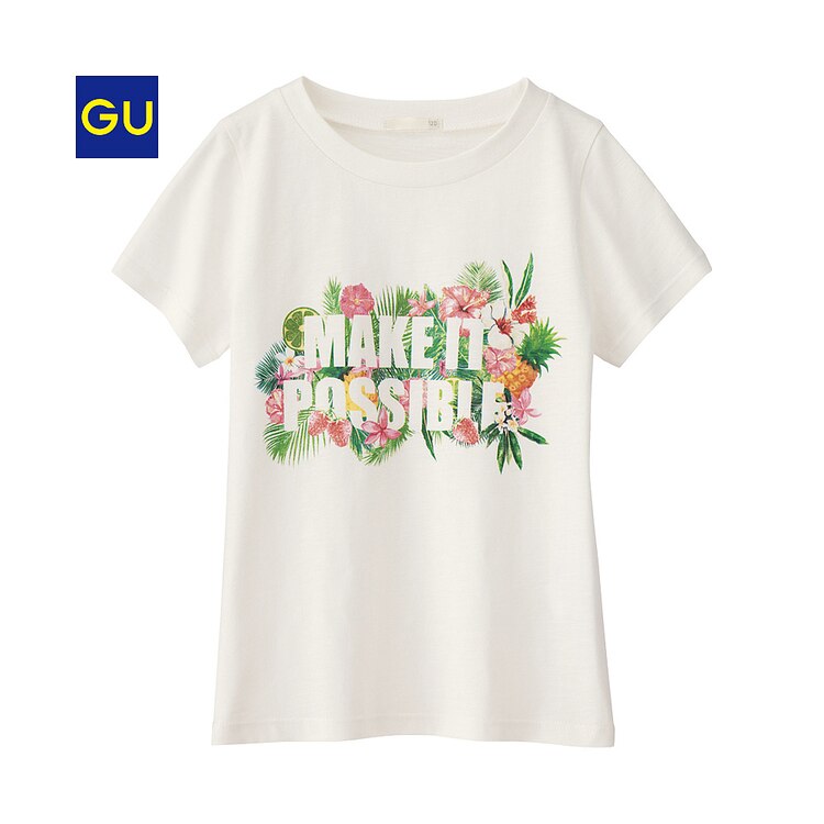 Gu公式 Girls グラフィックt フルーツロゴ 半袖 ファッション通販サイト Gu公式 Girls グラフィックt フルーツロゴ 半袖 ファッション通販サイト